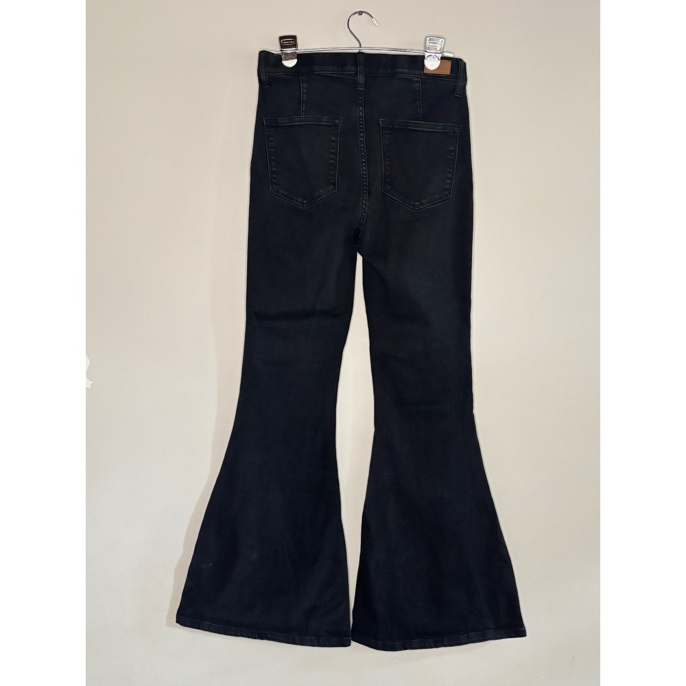 Judy Blue Pull On Flare Jeans High Rise Stretch Festival Flare Black 7/28 - Picture 3 of 5